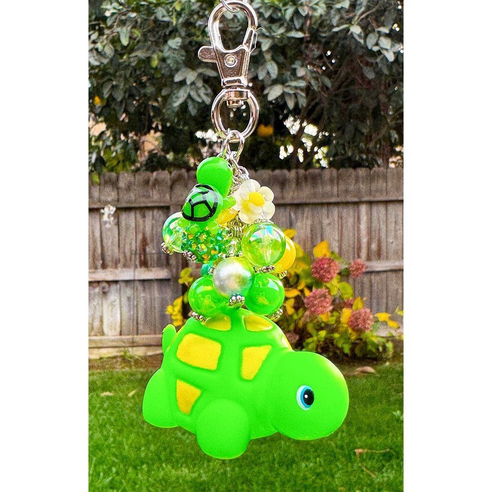 Kawaii Turtle Keychain Bag Purse Charm